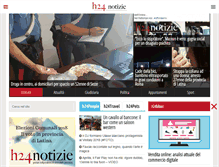 Tablet Screenshot of h24notizie.com